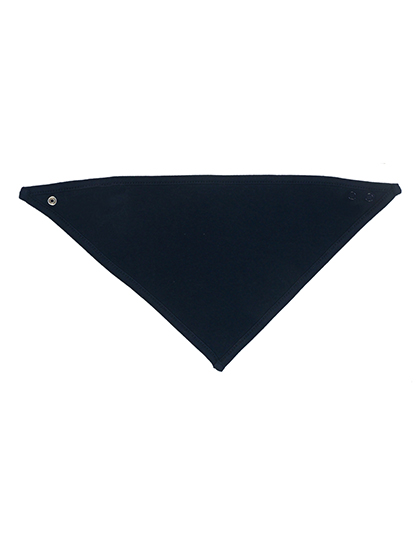 Bandana Bib - white/nautical navy