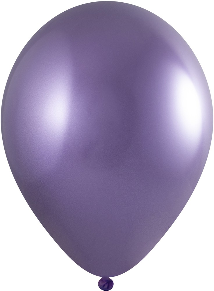 Ballonnen bedrukt Qualityprint Ø 35 cm / omvang 90-100 cm / 12 inch - Paars Chroom (4770)