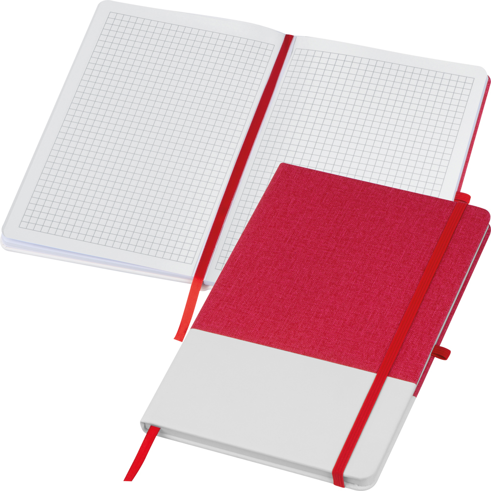 A5 Notitieboekje Bardolino - Rood