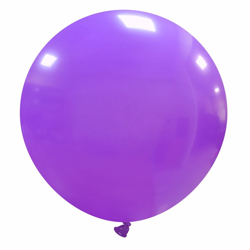 Reuzenballonnen bedrukt - Ø 120 cm / omvang 375 cm / 47 inch - Paars (14)