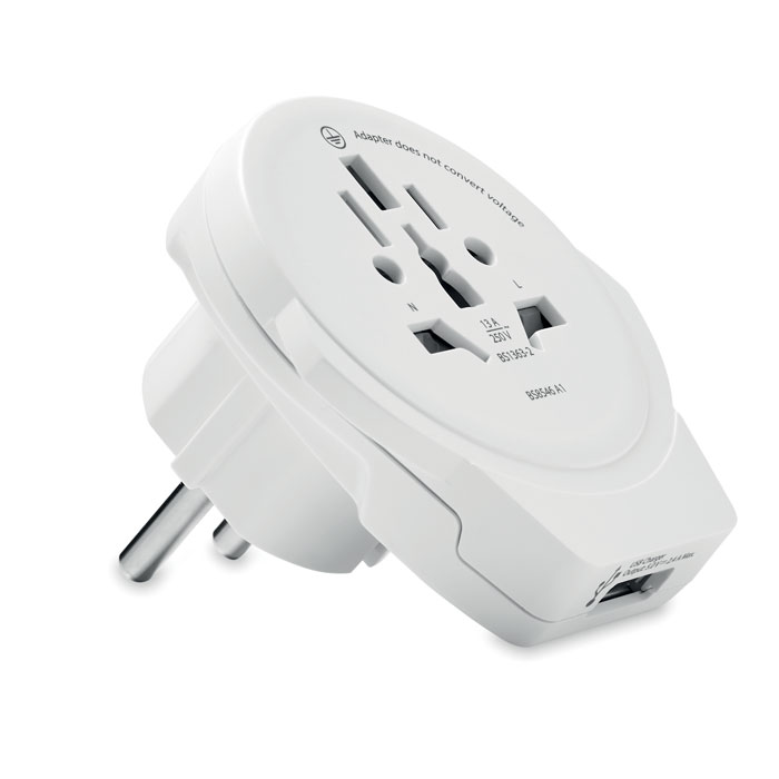 WORLD TO EUROPE - Skross Wereld naar Europa USB