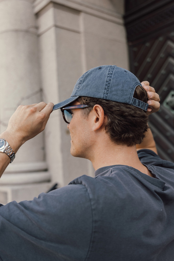 BEAU AWARE™ Washed 6 panel 270gsm cotton twill cap